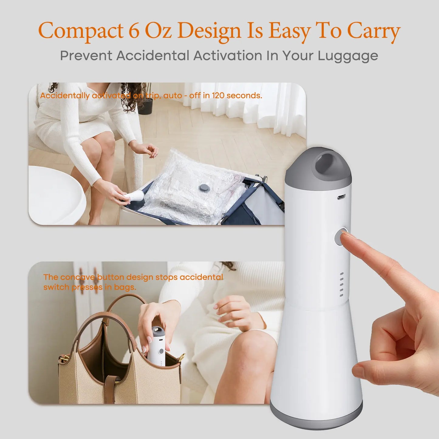 【Summer Vibes】Vacease Cordless Travel Vacuum Bag Set with Rechargeable Air Pump，9/12/15/24-Pack Space Saving Storage Bags, Airtight Resealing Sealed Organizers for Luggage, Sturdy Lightweight Clothes Storage Solution, Vacuum Bags for Travel